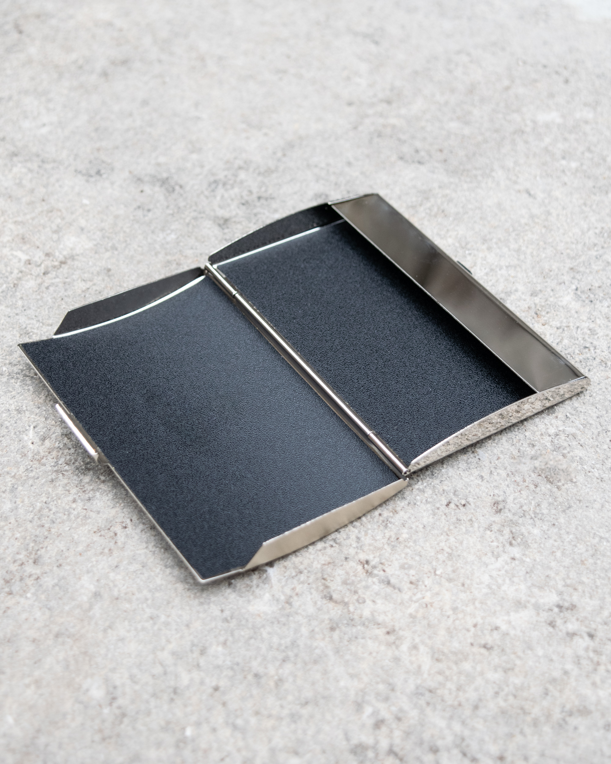 Central Michigan University Silver Business Card Holder