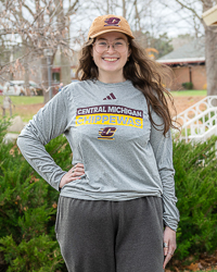 Central Michigan Chippewas Action C Gray Long Sleeve T-Shirt