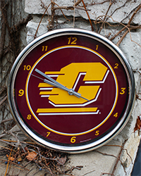 Action C Chrome Wall Clock