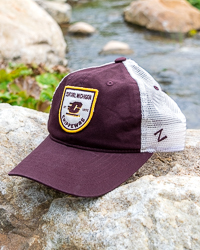 Central Michigan Chippewas Action C Patch Maroon Soft Mesh Trucker Hat