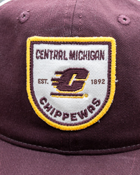 Central Michigan Chippewas Action C Patch Maroon Soft Mesh Trucker Hat