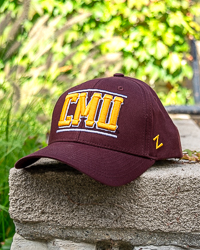 CMU 3D Action C Maroon Snapback Hat