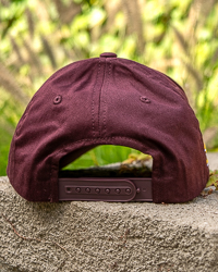CMU 3D Action C Maroon Snapback Hat