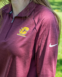 Action C Maroon Women's ¼ Zip