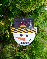 Action C Snowman Head Holiday Ornament