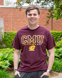 CMU Chippewa Dad Maroon T-Shirt