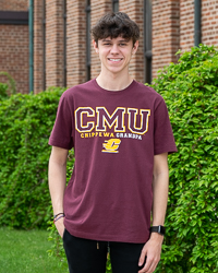 CMU Chippewa Grandpa Maroon T-Shirt