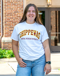 Central Michigan University Chippewas White T-Shirt