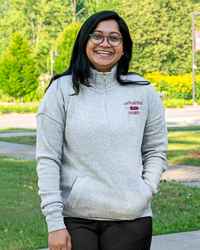 Central Michigan University 1892 Gray Women's ¼ Zip