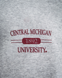 Central Michigan University 1892 Gray Women's ¼ Zip