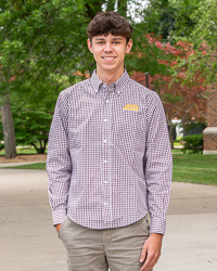 Central Michigan Maroon Gingham Long Sleeve Button Down