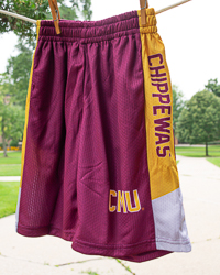 CMU Chippewas Maroon & Gold Youth  Mesh Shorts