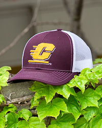Action C Maroon & White Trucker Hat
