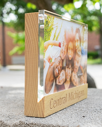 Central Michigan Beechwood Photo Frame