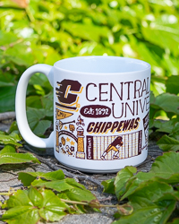 Julia Gash White CMU 20 oz. Ceramic Mug