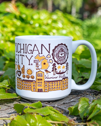 Julia Gash White CMU 20 oz. Ceramic Mug