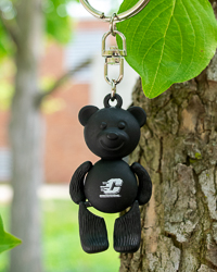 Action C Black Bear Key Chain