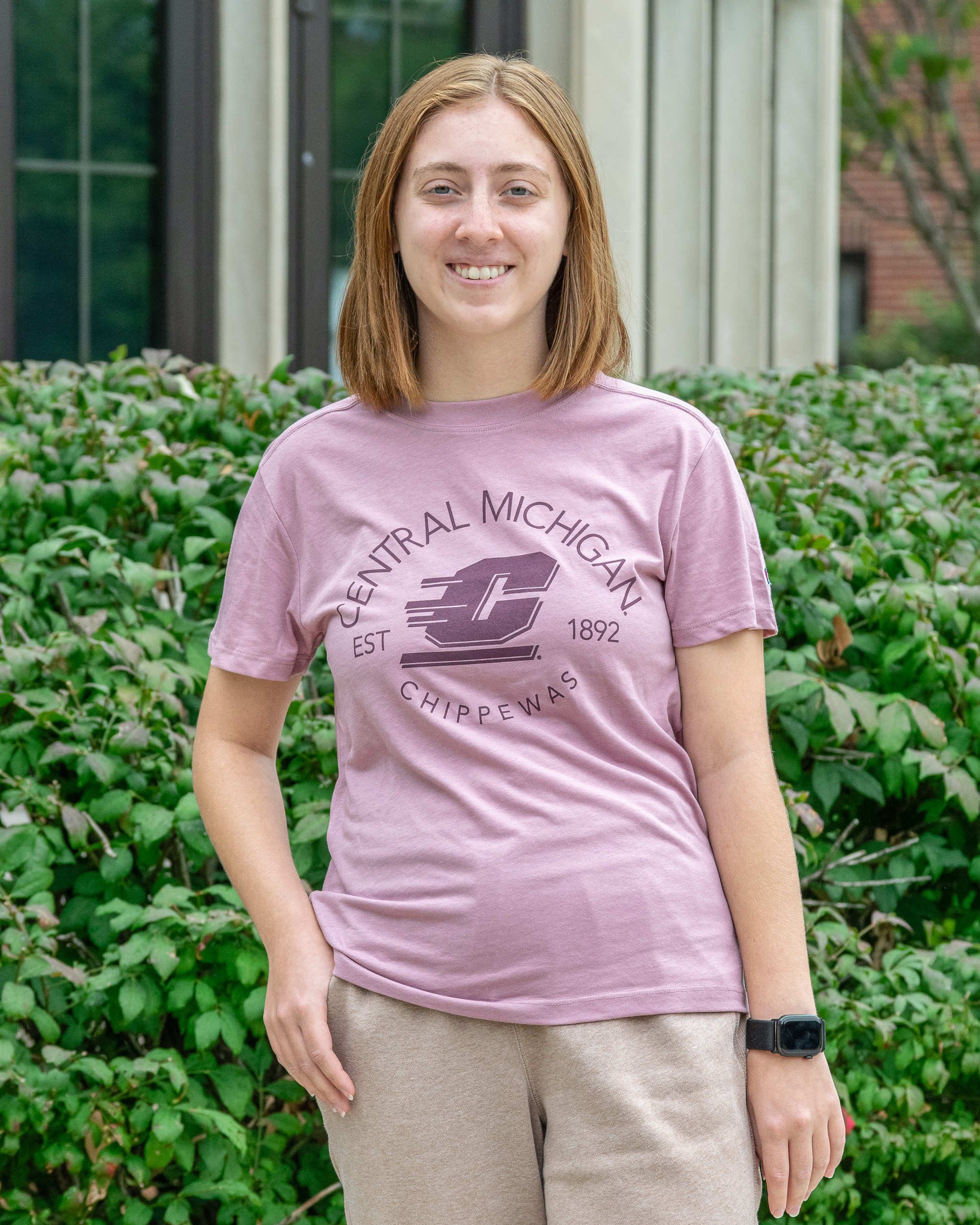 Central Michigan Chippewas Est. 1892 Purple Women's T-Shirt