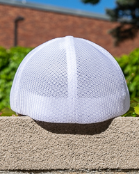 Central Michigan White Flex Fit Trucker Hat
