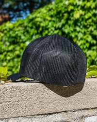 Central Michigan Black Flex Fit Trucker Hat