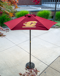 Action C Maroon Deck Umbrella