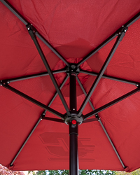 Action C Maroon Deck Umbrella