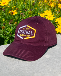 Central Michigan Est. 1892 Maroon Adjustable Twill Hat