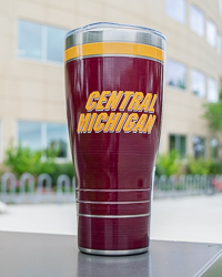 Action C Central Michigan Maroon & Gold 30 oz. Stainless Steel Tumbler