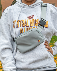 Action C Medallion Gray Adjustable Belt Bag