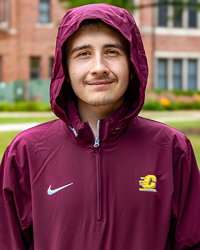 Action C Maroon ¼ Zip Coach Jacket