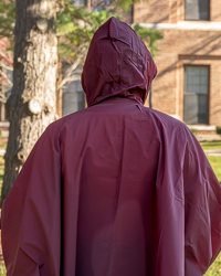 Action C Central Michigan Maroon Deluxe Hooded Poncho