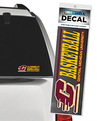 Action C Central Michigan Basketball Automotive Decal