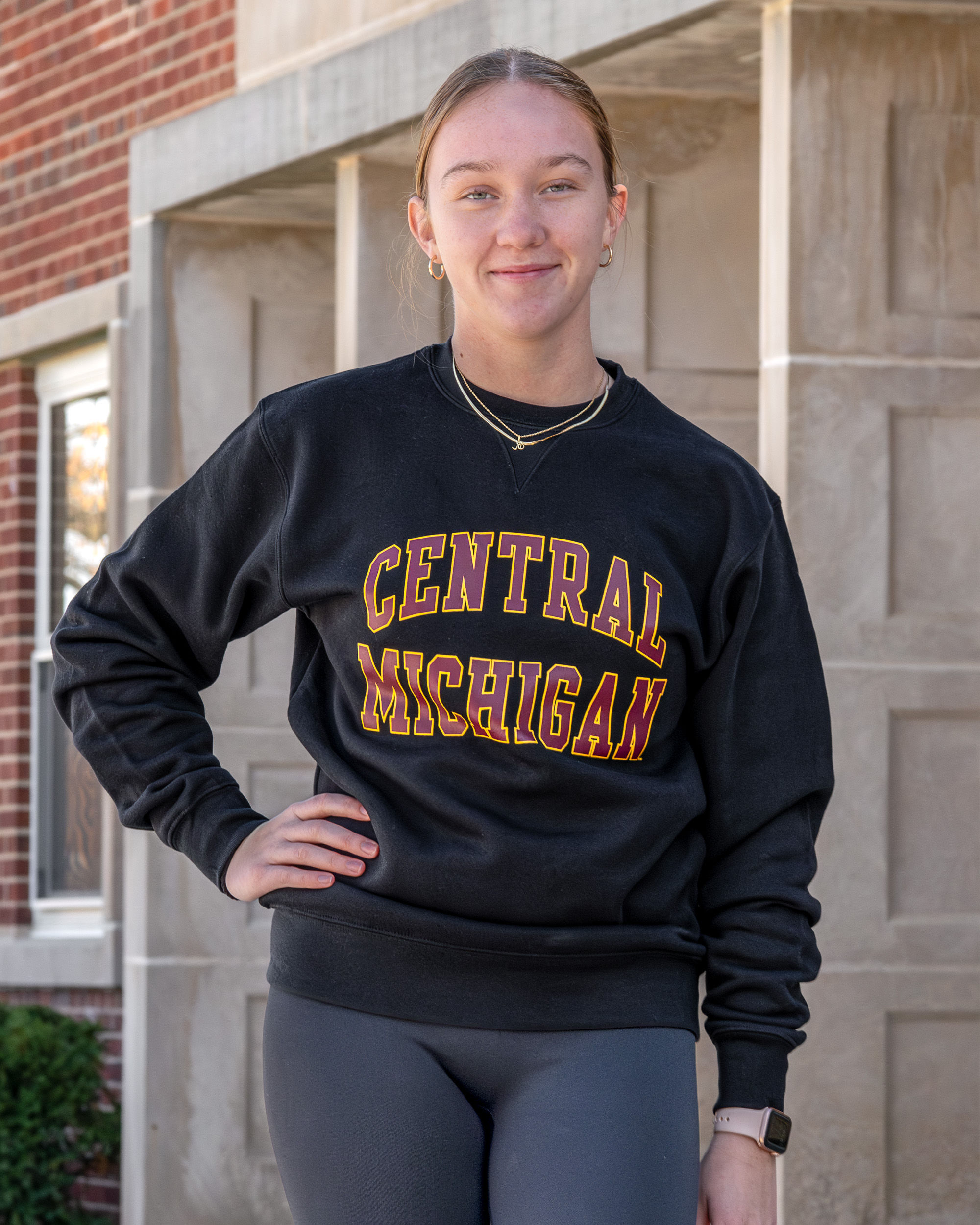 Central Michigan Black Crewneck Sweatshirt (SKU 5059964698)