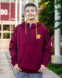 Action C Maroon & Gold ¼ Zip Hoodie