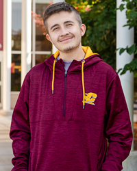Action C Maroon & Gold ¼ Zip Hoodie