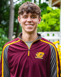 Action C Central Michigan Maroon, Gold, and Gray Lightweight ¼ Zip