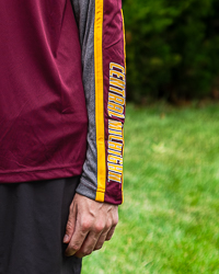 Action C Central Michigan Maroon, Gold, and Gray Lightweight ¼ Zip
