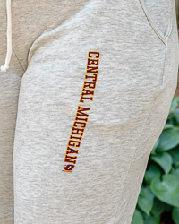 Central Michigan Light Gray Women's Sweatpants