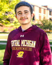 Central Michigan Chippewas Action C Maroon Hooded T-Shirt