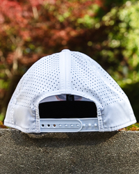 Action C 3D White Featherweight Stretch-Snap Hat