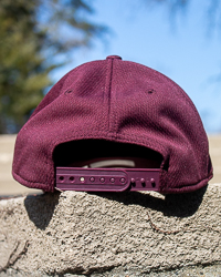 Action C 3D Maroon Stretch-Snap Hat