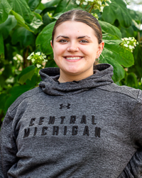 Central Michigan 3D Black Heather Hoodie