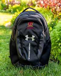 Action C Central Michigan UA Hustle 6.0 Black Backpack