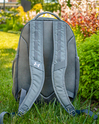 Action C Central Michigan UA Hustle 6.0 Gray Backpack