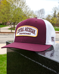 Central Michigan Chippewas Patch Maroon Trucker Hat