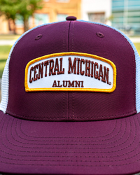 Central Michigan Alumni Patch Maroon Trucker Hat