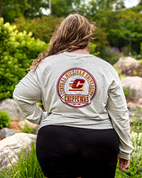 Action C Central Michigan University Graphic Oatmeal Long Sleeve T-Shirt