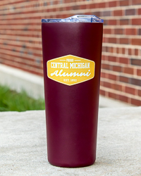 Proud Central Michigan Alumni Est. 1892 Maroon 22 oz. Stainless Steel Tumbler