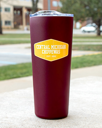 Central Michigan Chippewas Est. 1892 Maroon 22 oz. Stainless Steel Tumbler