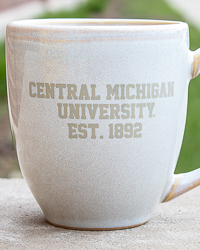 Central Michigan University Est. 1892 Antique White Mug